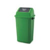 Balde Lixo 60L Tampa Basculante Verde